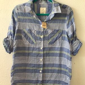 American Eagle Plaid Button Up